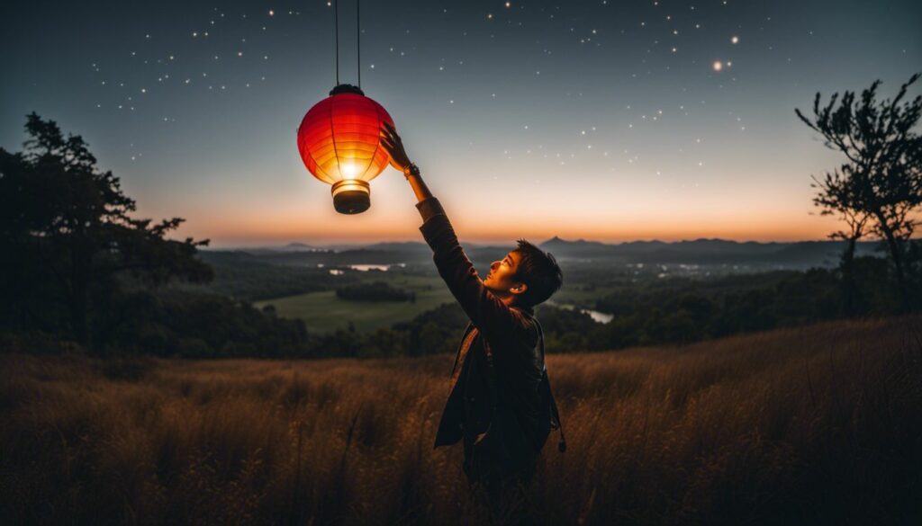 a-person-releasing-a-lantern-into-the-night-sky-surrounded-by-a-serene-landscape-2